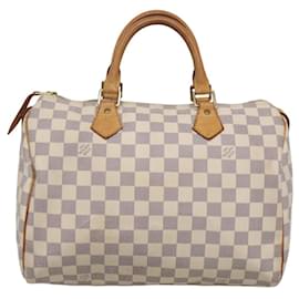 Louis Vuitton-LOUIS VUITTON Damier Azur Speedy 30 Hand Bag N41533 LV Auth 116408-Other