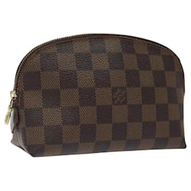 Louis Vuitton-LOUIS VUITTON Damier Ebene Pochette Cosmetic PM Pouch N47516 LV Auth 119398-Other