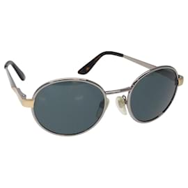 Bulgari-Lunettes de soleil BVLGARI en plastique noires Auth bs24694-Noir