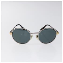 Bulgari-Lunettes de soleil BVLGARI en plastique noires Auth bs24694-Noir