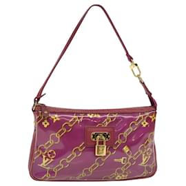 Louis Vuitton-LOUIS VUITTON Monogram Charm Pochette Accessoires Fuchsia M95160 LV Auth 120037-Fuschia
