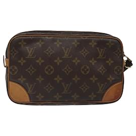 Louis Vuitton-LOUIS VUITTON Monogram Marly Dragonne GM Clutch Bag M51825 LV Auth am8083-Monogram