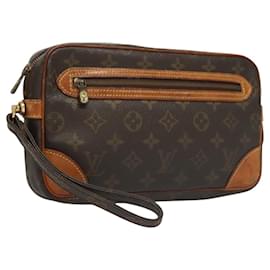 Louis Vuitton-LOUIS VUITTON Monogram Marly Dragonne GM Clutch Bag M51825 LV Auth th5887-Monogram