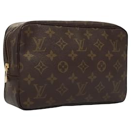 Louis Vuitton-LOUIS VUITTON Monogram Trousse Toilette 23 Clutch Bag M47524 LV Auth am8058-Monogram
