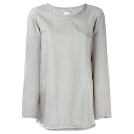 Comme Des Garcons-Comme des Garçons Grey Nylon Blouse-Grey