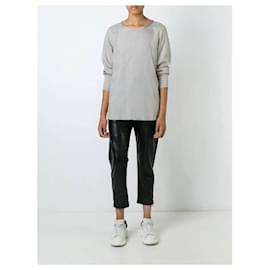 Comme Des Garcons-Comme des Garçons Grey Nylon Blouse-Grey
