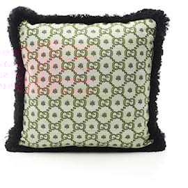 Gucci-Gucci Centennial GG Flower Jacquard Cushion-Multiple colors,Beige,Yellow