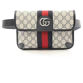 Gucci-Bolsa de Cintura Ophidia da GUCCI-Multicor,Bege,Azul marinho