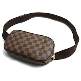 Louis Vuitton-Sac à bandoulière Louis Vuitton Damier Pochette Ganju-Marron