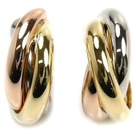 Cartier-Cartier 18K Trinity Clip Earrings-Other