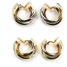 Cartier-Cartier 18K Trinity Clip Earrings-Other