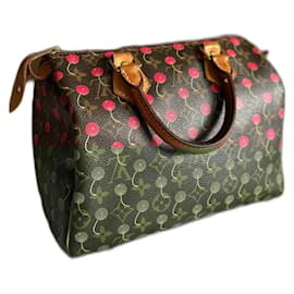 Louis Vuitton-Speedy 25 Cherry Murakami-Dark brown