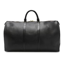 Louis Vuitton-Louis Vuitton Epi Keepall 50 Boston Bag-Black