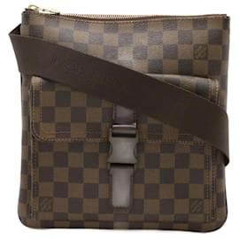 Louis Vuitton-Louis Vuitton Damier Pochette Mervil Shoulder Bag-Brown,Damier ebene