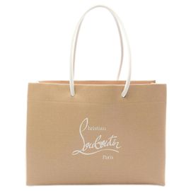 KRAFTILOU Tote Bag von Christian Louboutin Weiß Beige
