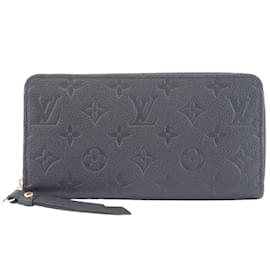 Louis Vuitton-Portefeuille Zippy Monogram Empreinte Louis Vuitton-Noir