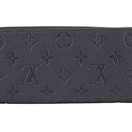Louis Vuitton-Louis Vuitton Portefeuille Clemence Long Wallet-Black
