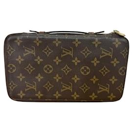 Louis Vuitton-Louis Vuitton Zippy organizer-Brown