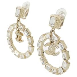 Chanel-Chanel Crystal Clip Earrings-Other