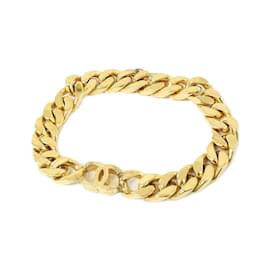 Chanel-Chanel Gold Charm Bracelet-Golden
