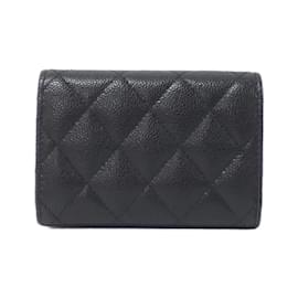Chanel-Chanel Timeless Classic Line AP0230 Wallet-Black,Dark red