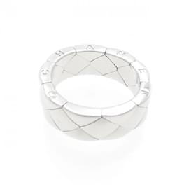 Chanel-Chanel Matelasse White Gold Band Ring with Sapphire-Other