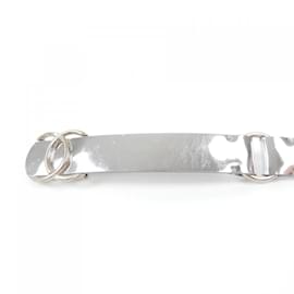 Chanel-Chanel Silver Standard Belt-Silvery
