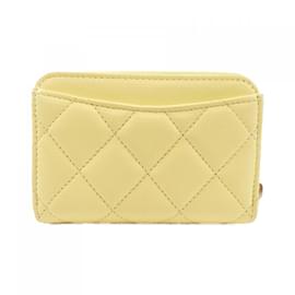 Chanel-Chanel Timeless Classic Coin Purse-Yellow