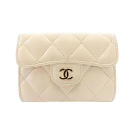 Chanel-Chanel Timeless Classic Coin Purse-White