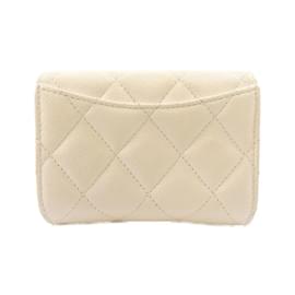 Chanel-Chanel Timeless Classic Coin Purse-White
