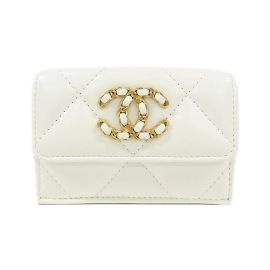 Chanel 19 Line AP1789 Wallet White