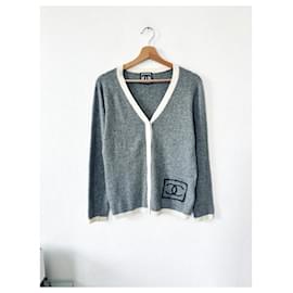 Chanel-Knitwear-Grey,Cream