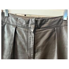 Hallhuber-Pants, leggings-Dark red