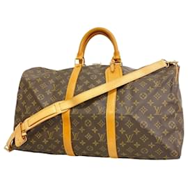 Louis Vuitton-Louis Vuitton Keepall Bandouliere 50-Brown