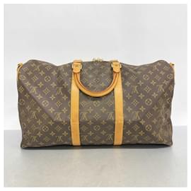 Louis Vuitton-Louis Vuitton Keepall Bandouliere 50-Brown