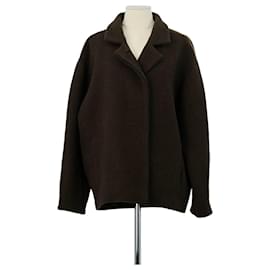 Vanessa Bruno-Wool coat-Brown