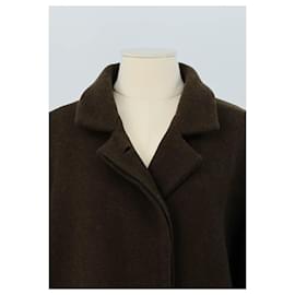 Vanessa Bruno-Wool coat-Brown