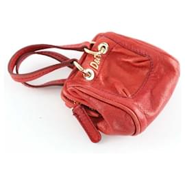 Dolce & Gabbana-Leather pouch-Red