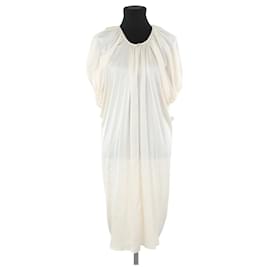 Autre Marque-Silk dress-Beige