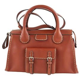 Chloé Bolsa de couro Marrom