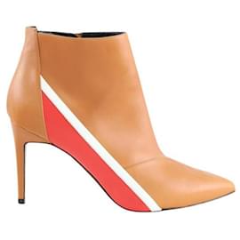 Pierre Hardy-Leather boots-Brown