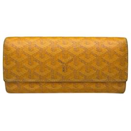 Goyard-GOYARD Wallets T.  Leather-Yellow