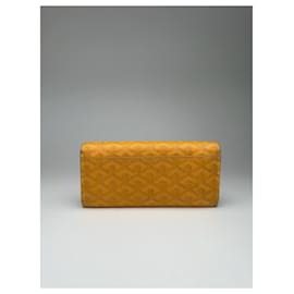 Goyard-GOYARD Wallets T.  Leather-Yellow