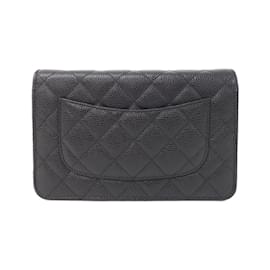 Chanel-Chanel Ligne Classique Intemporelle AP0250 Portefeuille Chaîne-Noir,Bordeaux