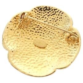Chanel-Chanel Gold Brooch-Golden