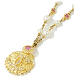 Chanel-Chanel Pink and White Necklace-Pink,White