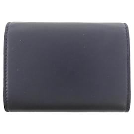 Chanel-Chanel Lambskin Coin Purse-White,Blue,Navy blue