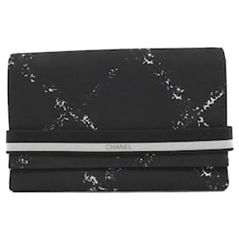 Chanel-Chanel Travel Line 14345 Wallet-Black,White