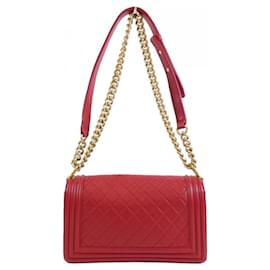 Chanel-Chanel Boy Line 67086 Shoulder Bag-Red