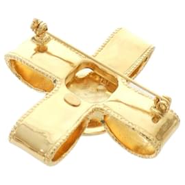 Chanel-Chanel Gold Brooch-Golden